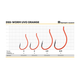 Гачок BKK DSS-Worm UVO Orange №2/0(5шт)NEW (201477) 5524233 - изображение 2