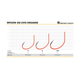 Гачок BKK Spoon-22 UVO Orange №1/0(8шт)NEW (201571) 5524202 - изображение 2