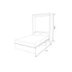 Шкаф-Кровать-Диван Smartmebel MIRA SOFA PLUS 160 (160 см х 200 см Нимфея Альба, Дуб Сонома ) (N 100-10) - изображение 4