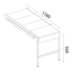 Cтол-Полки Smartmebel WALLTABLE - изображение 4