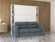 Шкаф-кровать-диван Smartmebel HF PLUS-160 K2 (160 см х 200 см Дуб Сонома ) (N 100-35:S) - изображение 5