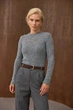 Женский лонгслив 2895 ТМ Triko Bakh 50-52 серый (2895_gray_1) - изображение 4