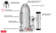 Домкрат гідравлічний 15т INTERTOOL [GT0027] - изображение 1