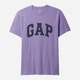 Футболка хлопковая длинная мужская GAP 105662387 XL Фиолетовая (1159843313) - изображение 4