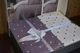 Двоспальний Євро комплект First Choice Point lilac Сатин - зображення 3