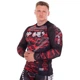 Костюм компрессионный мужской рашгард лонгслив и штаны VNM OKINAWA 9504-9604 2XL Черный-красный - изображение 3