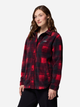 Kurtka przejściowa damska w kratę Columbia Benton Springs Shirt Jac 2085661613 M Czerwona (198711206870) - obraz 5