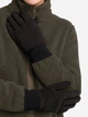 Перчатки флисовые с сенсорными пальцами Jack Wolfskin Vertigo Glove A65236-6000 M Черные (4064886544436) - изображение 4