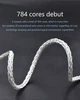 KZ Silver&Blue Cable – 8-жильный Hi-Fi кабель для наушников из посеребренной меди для аудиофилов - изображение 9