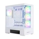 Zalman Корпус P40 DS без БЖ, 2xUSB3.0, 1x Type C, 3x120мм ARGB Reverse, 1x120мм ARGB, VGA 420мм, LCS ready, TG Side/Front Panel, Display, ATX, білий - изображение 3