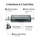 Кардридер Vention USB3.0 Multi-function Card Reader Gray Metal Type (CCHH0) (CCHH0) - изображение 6