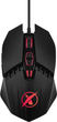 Mysz Niceboy ORYX M200 USB Black/Red (8594182423686) - obraz 1