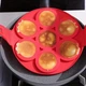 Силиконовая фигурная форма для оладий FRICO 7 углублений, антипригарная ДМFRU-867 - изображение 3