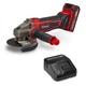 Einhell Шлифмашина угловая аккумуляторная TE-AG 18/125-2 Li 1x4.0 Ah, PXC, 18В, аккумулятор 4 Ач, 125 мм, 8500 об/мин, 2.32 кг - изображение 1