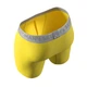 Чоловічі анатомічні боксери з бавовни, Anatomic Long 2.0, Silver Series, жовтий XL SS140-16 - изображение 4