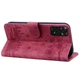 Чехол-книжка SHLab SakuraCat для Xiaomi Redmi Note 12 Pro 4G (микрозамша) Wine (41564-42) - изображение 3
