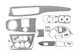 Накладка на панель приборов V1 (Meric) Титан для Mitsubishi Lancer 9 2004-2008 гг - изображение 7
