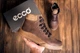Cпортивные кожаные ботинки, кроссовки зимние на меху Nubuck Brown 45 - изображение 1