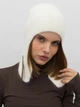 Шапка женская Malisa Бонита 4-032-LT-12 One Size Белая - изображение 1