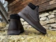 Кожаные зимние ботинки на меху CAT Brown Boots 45 - изображение 4