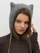 Шапка женская Malisa Мяу 15-1394-BR-163 One Size Серая - изображение 1