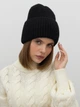 Шапка женская Malisa Австралия 15-1831-BR-218 One Size Черная - изображение 2
