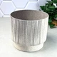 Горшок для цветов пластиковый Осло 16*14см с вставкой белая роза WOOD А128028-21 Алеана - изображение 4