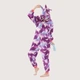 Женская кигуруми пижама взрослая и подростковая Kigurumi Единорог Ночной Фиолетовый M 155-165 см. (1076) - изображение 2