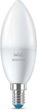 Розумна лампочка WIZ Wi-Fi BLE 40W C37 E14 927-65 TW 1PF/6 (871869978707301) - зображення 1