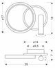 Бра Candellux MONET LED 3х18 800 Лм 4000К (22-43412) - изображение 5