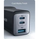 Зарядное устройство адаптер питания Anker 735 (PowerPort III) 65w 3 выхода 2C+A (A2667) - изображение 4