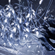 Kurtyna świetlna Springos CL0094 Włosy anioła 300 LED Biała zimna (5907719401294) - obraz 4