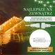 Kurtyna świetlna Springos CL0201 Sople 200 LED Ciepła biała (5907719412740) - obraz 10