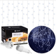 Kurtyna świetlna Springos CL0300 Sople 300 LED Zimna biała (5907719412658) - obraz 1