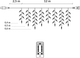 Kurtyna świetlna Springos CL0305 Sople 300 LED z pilotem Ciepła biała (5907719412702) - obraz 9