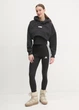 Спортивные леггинсы для фитнеса женские Adidas W 3S Sj Leg JE0072 2XL Black/White (KC1000000054059) - изображение 3