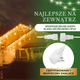 Гірлянда Springos CL0517 Бурульки 500 LED Тепла біла + холодний білий спалах (5907719425504) - зображення 5