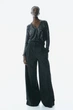 Боди-блуза женская H&M 1199877001c21 S Черная (1000000053838) - изображение 3