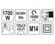 Штроборіз мережевий YATO YT-82015 1700 Вт - изображение 5