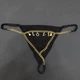 Жіночі сексуальні трусики стрінги з підвісками Sexy One Size чорний (8-213) - изображение 5