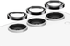 Захисне скло Panzer Glass Hoops Camera Lens Protector для Samsung Galaxy S23 FE Black (5711724004605) - зображення 3