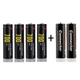 Аккумулятор 14500/AA LiFePo4 Soshine набор 4шт 14500-3.2-700 +2 обманки, 700mAh, 1.4A, 3.6/3.2/2.5V, Black, Box - изображение 1
