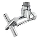 Кран для полотенцесушителя угловой Laris 1/2" - 3/4" Элит 2шт (ZZ-4704) - изображение 2