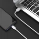 Кабель BOROFONE BX14 USB to Type-C 2.4A, 1m, PVC, TPE connectors, White (6957531089995) - изображение 6