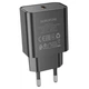 Сетевого зарядного пристрою BOROFONE BA71A Power single Port PD20W charger Black (6974443387957) - зображення 1
