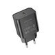 Сетевого зарядного пристрою BOROFONE BA71A Power single Port PD20W charger Black (6974443387957) - зображення 3