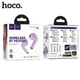 Бездротові навушники HOCO EQ1 Music guide true wireless BT headset Purple (6931474798510) - изображение 4