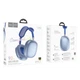 Бездротові накладні навушники HOCO W55 Pleasing BT headphones Sky Blue (6942007632690) - изображение 2