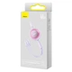 Кабель Baseus Bright Mirror 2 Series Retractable 3-in-1 Fast Charging Data Cable USB to M+L+C 66W 1.1m Purple (CAMJ010105) - изображение 2