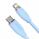 Кабель Baseus Jelly Liquid Silica Gel Fast Charging Data Cable Type-C to iP 20W 2m Blue (CAGD020103) - изображение 3